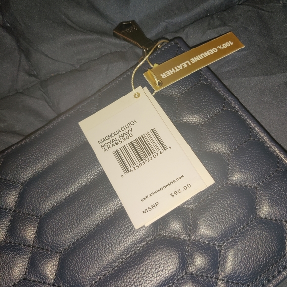 Leather Wristlet Clutch - Picture 2 of 3